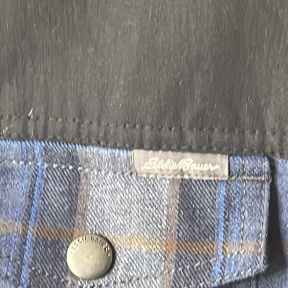 Eddie Bauer shacket jacket coat snap closure quilted - Picture 6 of 15